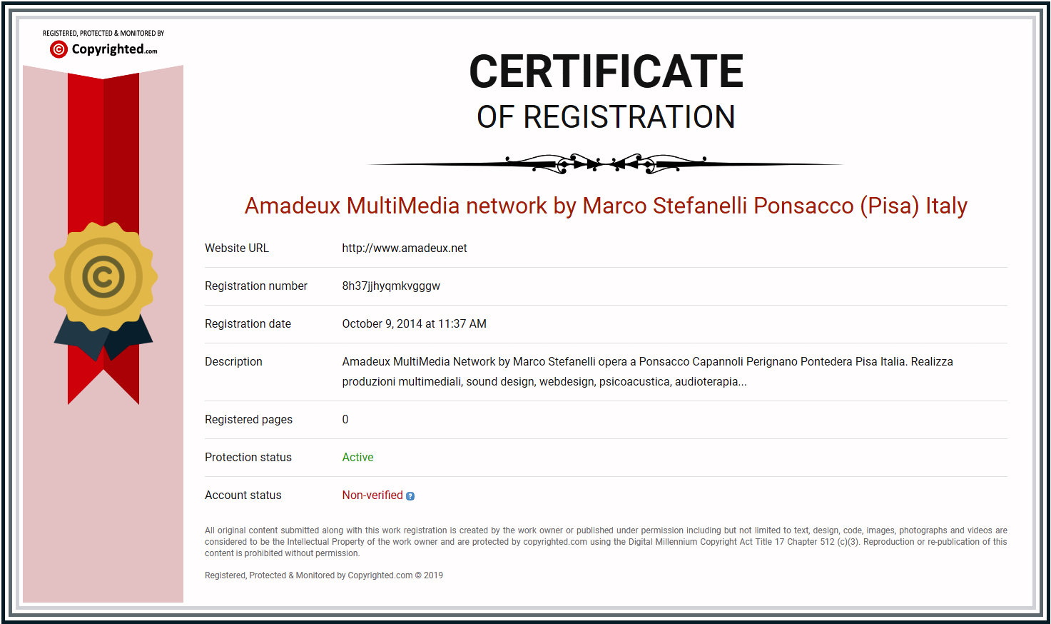 certificate registration